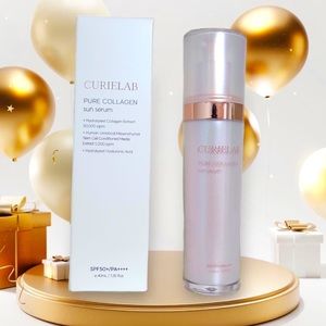 CURIELAB PURE COLLAGEN Sun Serum + Hydrolyzed Collagen Extract SPF50+/PA++++